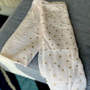 Coach scarf, star pattern, lightweight